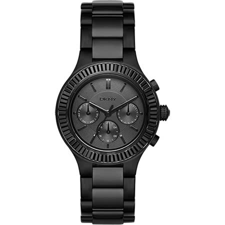 【好物分享】gohappy 購物網DKNY 紐約晶鑽時刻三眼計時腕錶-黑/38mm NY2397去哪買大 遠 百 電話