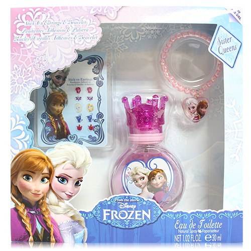 Disney Frozen 冰雪奇緣淡香水禮盒 (30ml淡香水+飾品2件組)+贈同品牌噴霧200ml隨機款