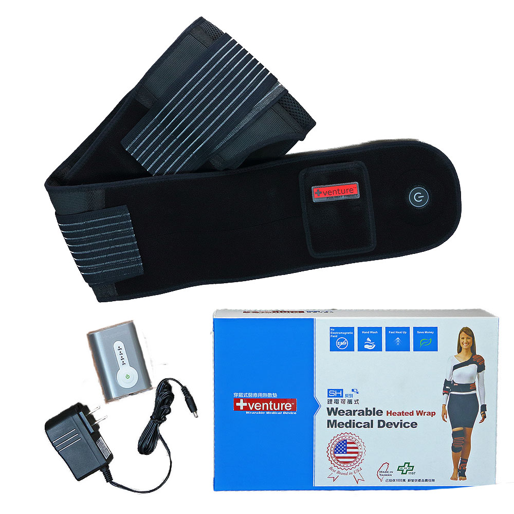 【美國+venture】鋰電支撐型熱敷護天母 高島屋腰(SH-290) L