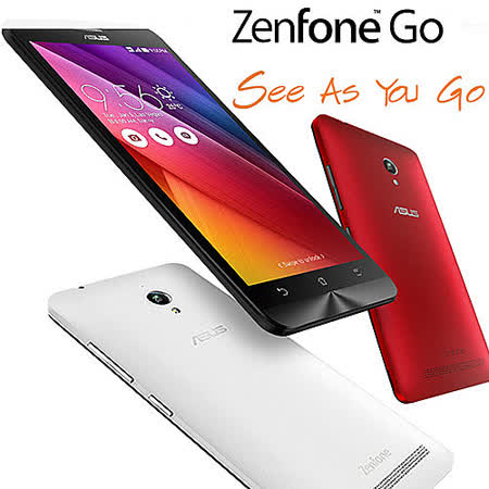 ASUS 華碩 ZenFone Go ZC500TG 2G/16G 5吋 3G版手機平板(白新竹 百貨 公司/黑色)-【送ZenPower行動電源+華碩側掀皮套+保護貼】
