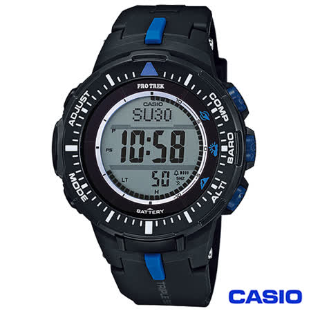 【好物分享】gohappy線上購物CASIO卡西歐 強悍多功能太陽能數位運動腕錶 PRG-300-1A2推薦高雄 三越