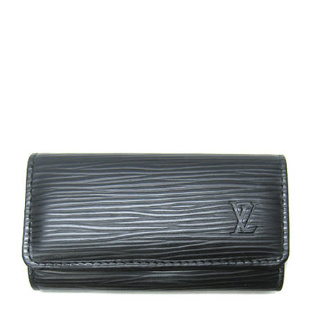 【勸敗】gohappy快樂購物網Louis Vuitton LV M63822 EPI 水波紋皮革四扣鑰匙包.黑_預購評價如何站 前 店