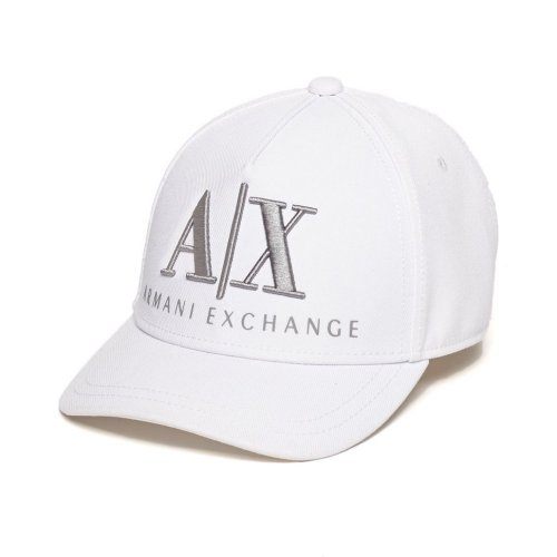 【A／X】2015阿瑪尼大A／X標誌Logo刺繡白色帽子【預購】