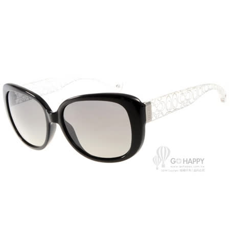 【私心大推】gohappy 線上快樂購COACH太陽眼鏡 時尚簡約方框款(黑-透明) #COS8076 515111開箱雙 和 sogo 百貨