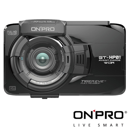 ONPRO GT-HP01 155度超廣角 1.9大光圈 Full HD 1080p 觸控式行車紀錄器+16G記憶卡
