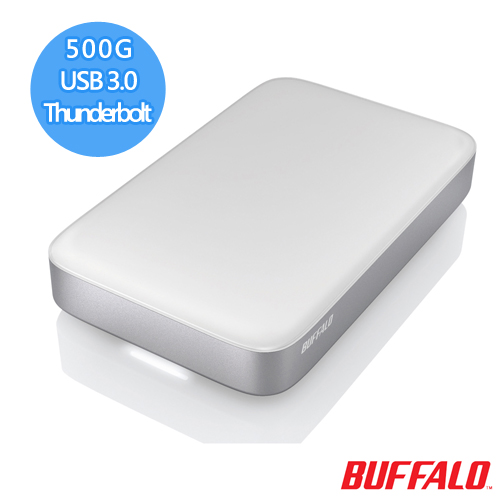 BUFFALO PA系列 2.5吋 500G Thunderbolt ／ USB 3.0雙介面行動硬碟