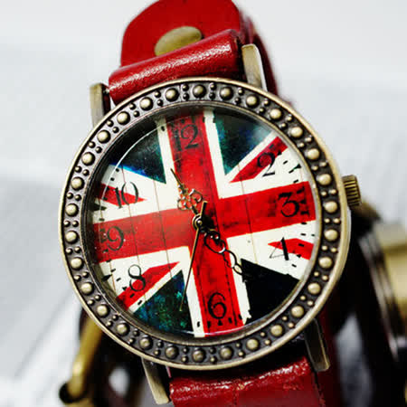 【勸敗】gohappy【BOBO】復古英倫風情皮革錶-紅 FFQ-1886好嗎大 遠 百 高雄 餐廳