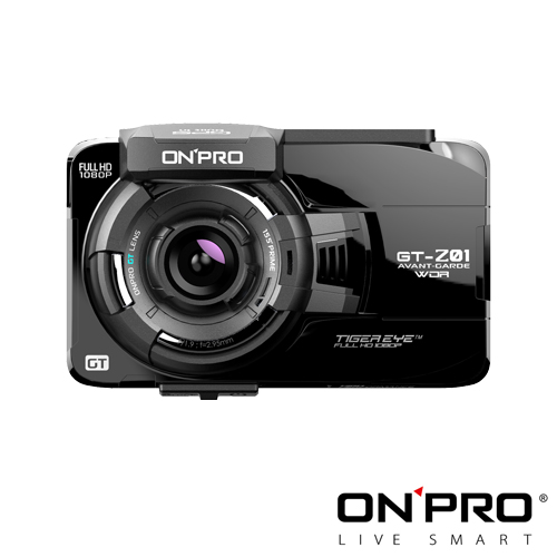 ONPRO 行車紀錄器 四鏡頭GT-Z01 GPS+155度超廣角鏡頭 觸控式行車記錄器+16G記憶卡