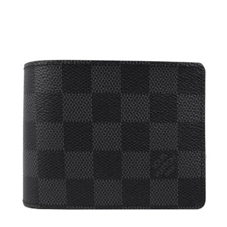 【勸敗】gohappy 線上快樂購Louis Vuitton LV N63261 黑棋盤格紋多卡雙折短夾 _預購價錢大 遠 百 吃