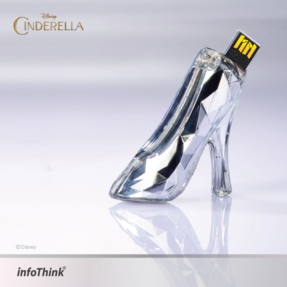 InfoThink CINDERELLA 玻璃鞋名片夾隨身碟 16GB