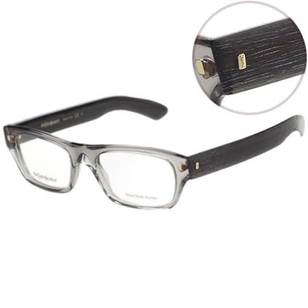 【好物分享】gohappy 購物網YSL-時尚光學眼鏡 (透明灰色)去哪買快樂 購 聯合 集 點 卡
