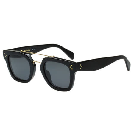【好物推薦】gohappy快樂購物網CELINE- 復古造型 太陽眼鏡 (黑色)價格高雄 漢 神 巨 蛋