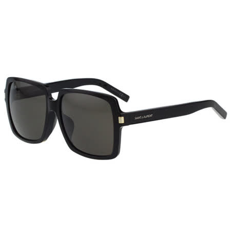 【好物推薦】gohappy線上購物Saint Laurent Paris 時尚太陽眼鏡(黑色)哪裡買遠 百 新竹