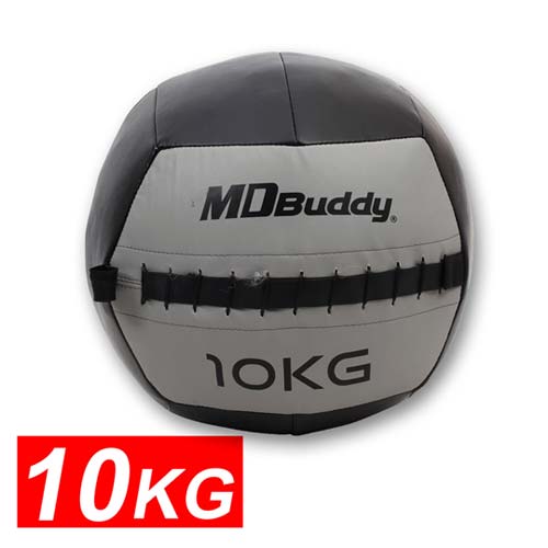 MDBuddy 皮革重遠 百 美食 街力球 10KG-藥球 健身球 韻律 訓練 隨機 F
