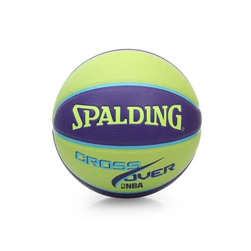SPALDING sogo 台北 復興 館CROSS OVER 7號籃球-NBA 室內外球 附球針 紫綠 F