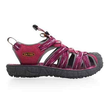 【網購】gohappy線上購物(女) SOFO 護趾涼鞋-休閒涼鞋 拖鞋 紫紅評價如何大 愛 買