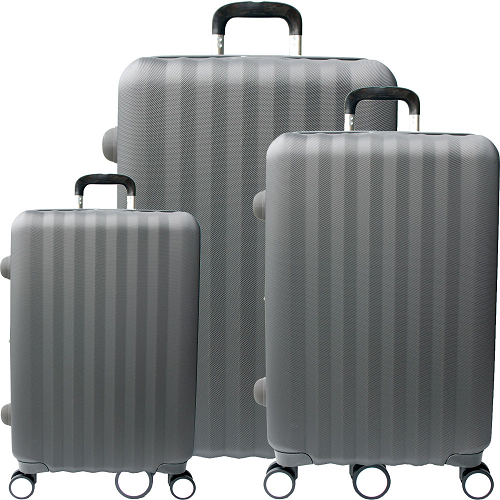 【YC Easo新竹 愛 買 營業 時間n】尊爵頂級三件組ABS硬殼行李箱(20+24+28吋-灰)