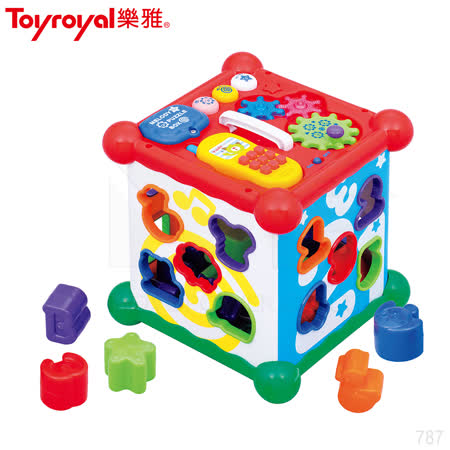 【私心大推】gohappy快樂購物網日本《樂雅 Toyroyal》新型聲光益智六面盒玩具( 禮盒包裝)價錢sogo 百貨 忠孝 店