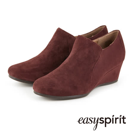 【勸敗】gohappy線上購物Easy Spirit-- 簡約演譯完美包覆楔型包鞋--酒紅色價錢sogo 天母