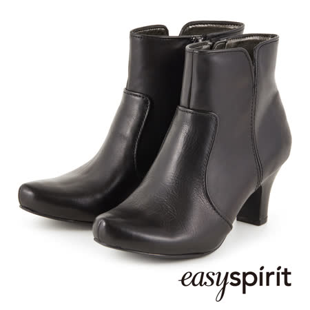 【好物推薦】gohappy 購物網Easy Spirit-- 率性實搭摩登線條低跟靴--黑色評價好嗎景 美 愛 買