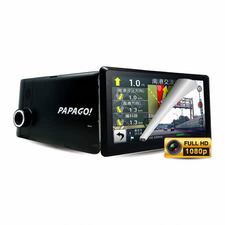 【PAPAGO】GoPad行車紀錄器腳架 DVR 7 Wi-Fi +行車+聲控+導航+平板 五合一【加碼送16G記憶卡+7吋保護套+購物袋】