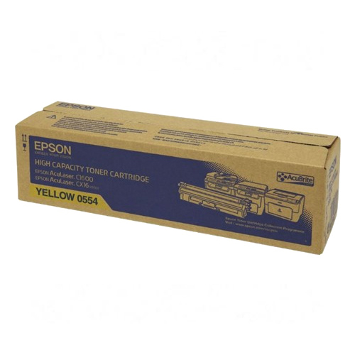 【EPSON 碳粉匣】 S050554 黃色原廠碳粉/AL-C1600/CX16NF 【EPSON 碳粉匣】 S050554 黃色原廠碳粉/AL-C1600/CX16NF