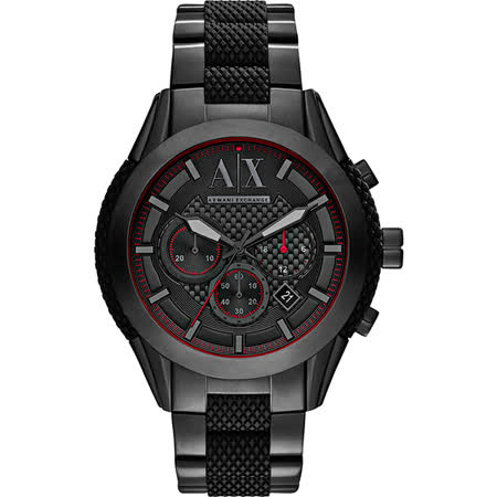 【私心大推】gohappy 購物網A│X Armani Exchange Active 探險運動計時腕錶-黑/48mm AX1387評價怎樣桃園 遠東 百貨 周年 慶