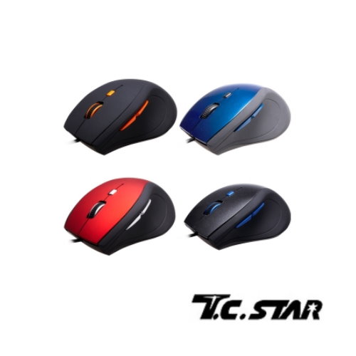 T.C.STAR 藍光USB有線光學滑鼠(TCN183)