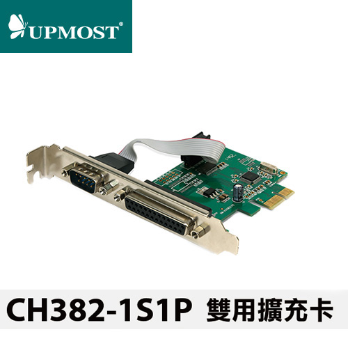 登昌恆 UPMOST CH382-1S1P PCI-e 雙用擴充卡 登昌恆 UPMOST CH382-1S1P PCI-e 雙用擴充卡