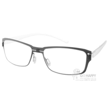 【好物推薦】gohappyMARKUS T眼鏡 別緻休閒款(灰-透明) #MTM236 C054推薦愛 買 客