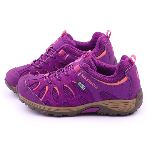Merrell 大童 戶外多功能透氣運動鞋ML54707-紫 Merrell 大童 戶外多功能透氣運動鞋ML54707-紫