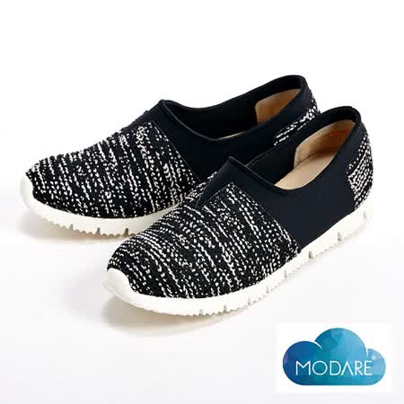 【真心勸敗】gohappy線上購物W&M (女)MODARE 編織點點彈力女鞋-黑評價如何愛 買 小 舖