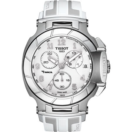 【開箱心得分享】gohappy 購物網TISSOT T-RACE 急速計時腕錶-白/45mm T0484171701200價格板橋 遠 百 餐廳