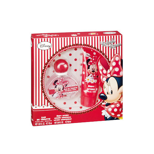Disney 甜心米妮 女性淡香水禮盒(淡香水30ml／身體乳60ml)