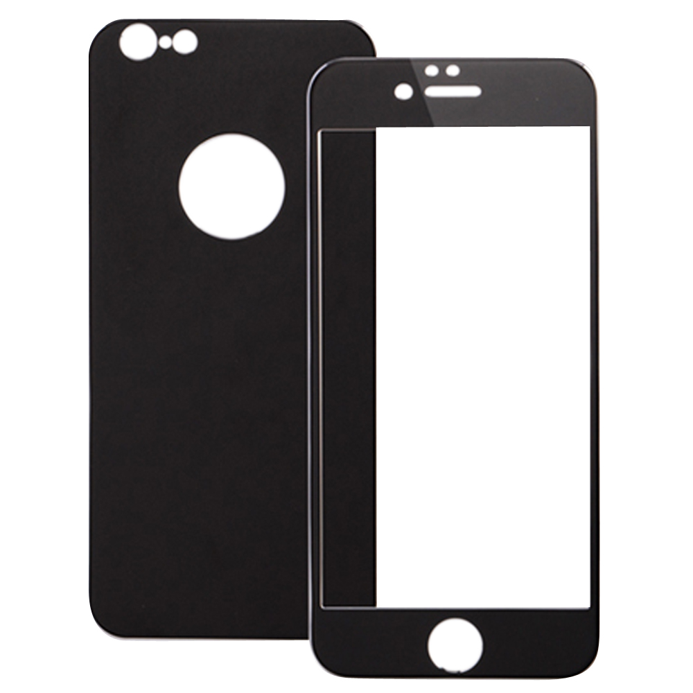 APPLE iPhone6S 4.7吋 3D曲面全滿版鋼化玻璃前+合金後貼