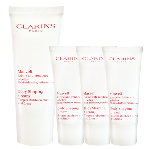 【CLARINS克蘭詩】纖勻美體霜100ml+30mlX3入組 -2016.12 【CLARINS克蘭詩】纖勻美體霜100ml+30mlX3入組 -2016.12
