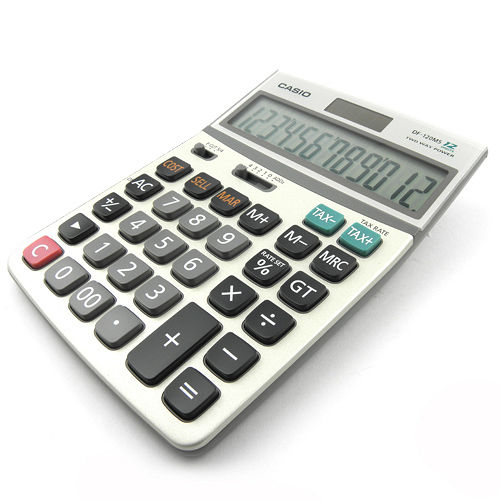 【CASIO】卡西歐(水晶)金融稅額計算機AEE-DF120BM 【CASIO】卡西歐(水晶)金融稅額計算機AEE-DF120BM