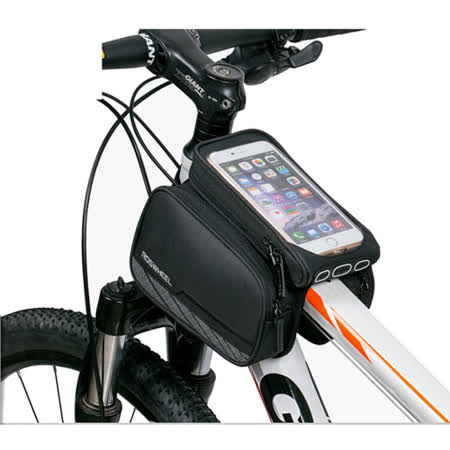 PUSH!自行車用品 第二代5.7吋手機馬鞍型自行車前置物袋手愛 買 腳踏車機袋上管袋車前包工具袋A63