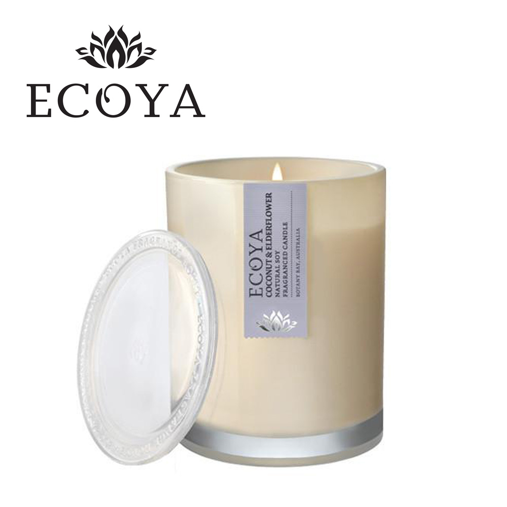 澳洲ECOYA 水晶香氛蠟燭-椰香接骨木 270g 澳洲ECOYA 水晶香氛蠟燭-椰香接骨木 270g