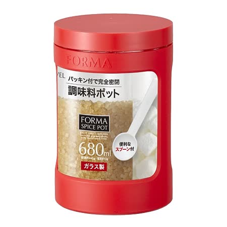 【網購】gohappy 購物網日本ASVEL【完全密閉】680ml玻璃調味罐(紅色)評價如何远 百