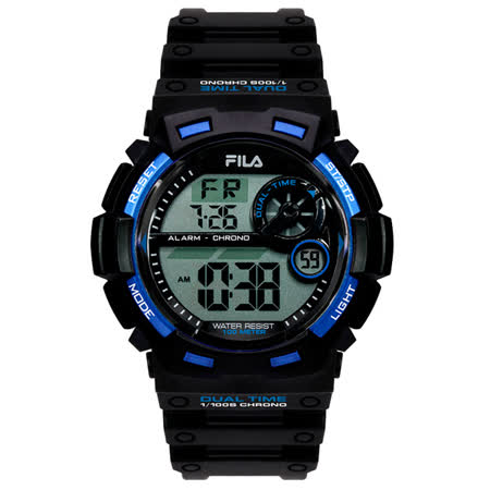 【開箱心得分享】gohappy快樂購物網FILA  潮流新色休閒運動錶-藍X黑價錢中 和 大 遠 百