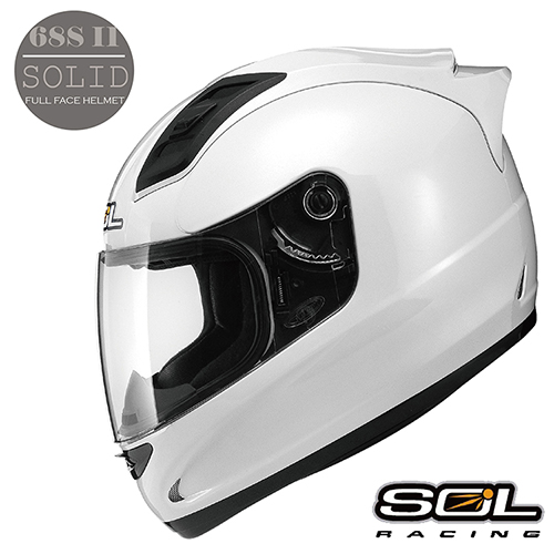 【SOL SL-68S II 素色系列】全罩式安全帽│流線鴨尾造型│機車│BWS KTR KYMCO 【SOL SL-68S II 素色系列】全罩式安全帽│流線鴨尾造型│機車│BWS KTR KYMCO