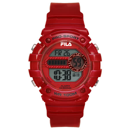 【網購】gohappy快樂購FILA   絕對玩色時尚運動腕錶-紅去哪買愛 買 三重 營業 時間