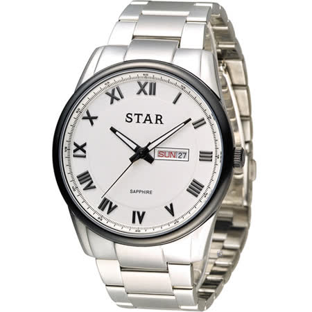 【部落客推薦】gohappy線上購物STAR 時代 羅馬戰士石英腕錶 1T1512-211S-W價錢新光 三越 信義 店
