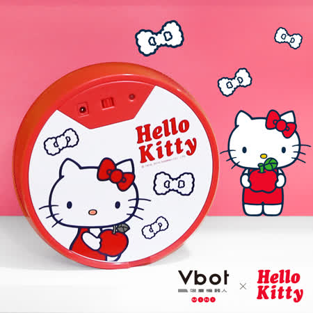 【網購】gohappy 線上快樂購Vbot x Hello Kitty 二代限量 鋰電池智慧掃地機器人(極淨濾網型)(白)效果高雄 大 遠 百 活動