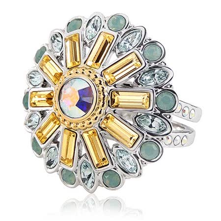 【網購】gohappy 線上快樂購SWAROVSKI 璀璨花朵造型晶鑽戒指【M號】好用嗎桃園 遠東 百貨