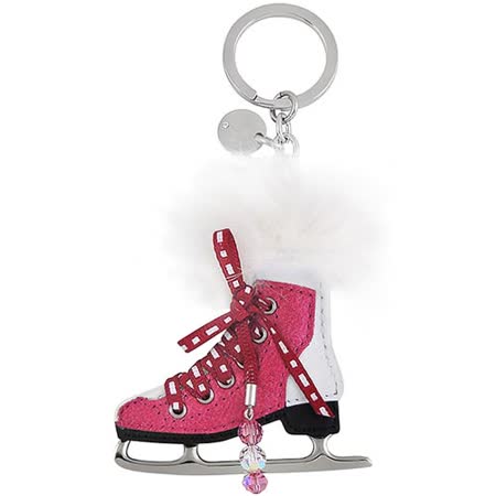 【好物推薦】gohappySWAROVSKI 冰刀鞋造型水晶鑲嵌鑰匙圈評價好嗎愛 買 營業