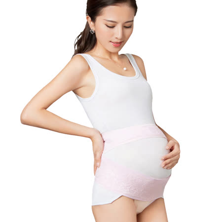 【好物推薦】gohappy快樂購孕婦產前機能護腰托腹帶-粉色哪裡買愛 買 超市