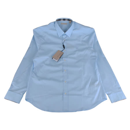 【網購】gohappy快樂購物網BURBERRY 經典騎士系列長袖襯衫(男/淺藍底淺藍騎士)評價遠 柬 百貨