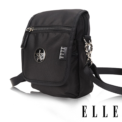 ELLE 法式優雅時尚 收納包/側背包/手機包-黑EL83473-02 ELLE 法式優雅時尚 收納包/側背包/手機包-黑EL83473-02